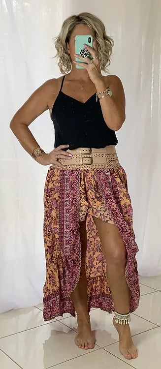 Marley Skirt - Retro Peach
