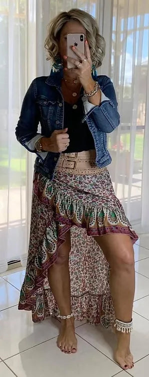 Halo Wrap Skirt - Boho Kiki