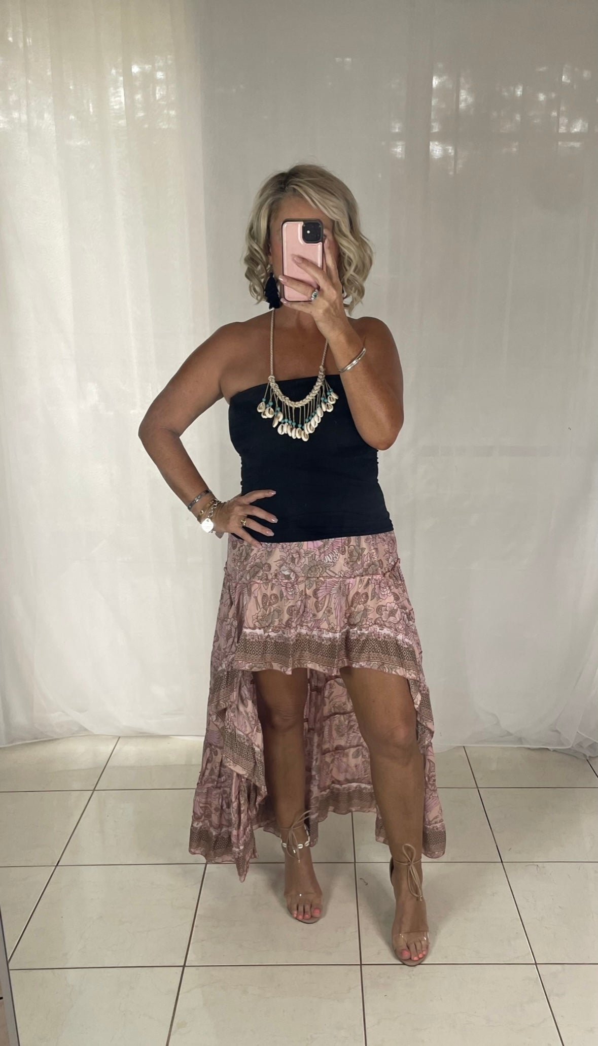 Daphne Skirt - Blush