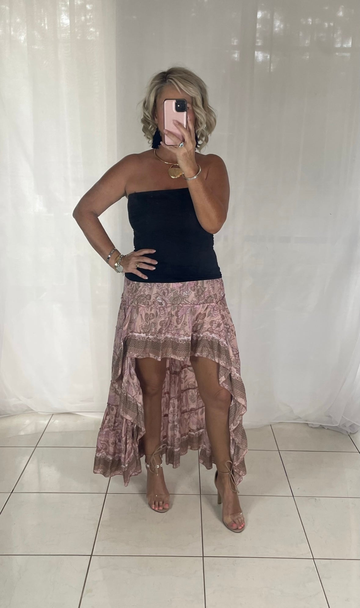 Daphne Skirt - Blush